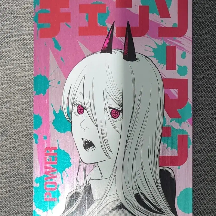 [BUNJANG] Chainsaw Man Power Postcard / 체인소맨 키라키라 포스트카드 - 파워