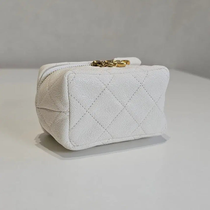 [BUNJANG] Luxall Chanel Caviar Mini Vanity Top Handle Chain Crossbody Bag AP2194 / [럭스올] 샤넬 캐비어 미니 베니티 탑핸들 체인 크로스백 AP2194