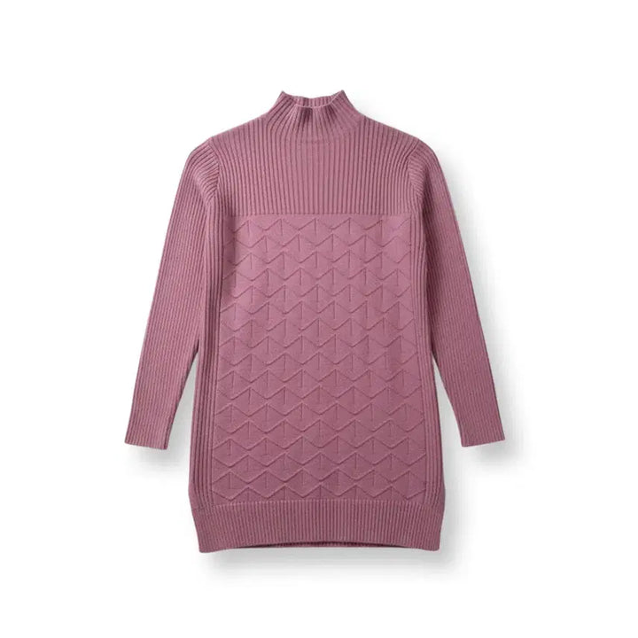 [BUNJANG] Pink Ribbed Knit / 핑크 골지 니트