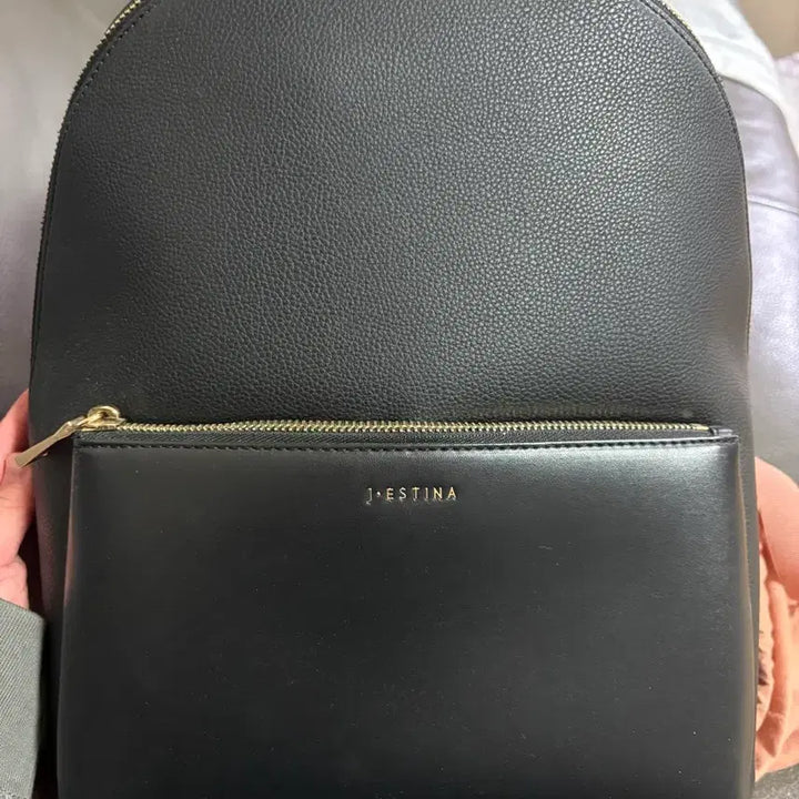 [BUNJANG] Jestina Black Backpack / 제이에스티나 블랙 백팩