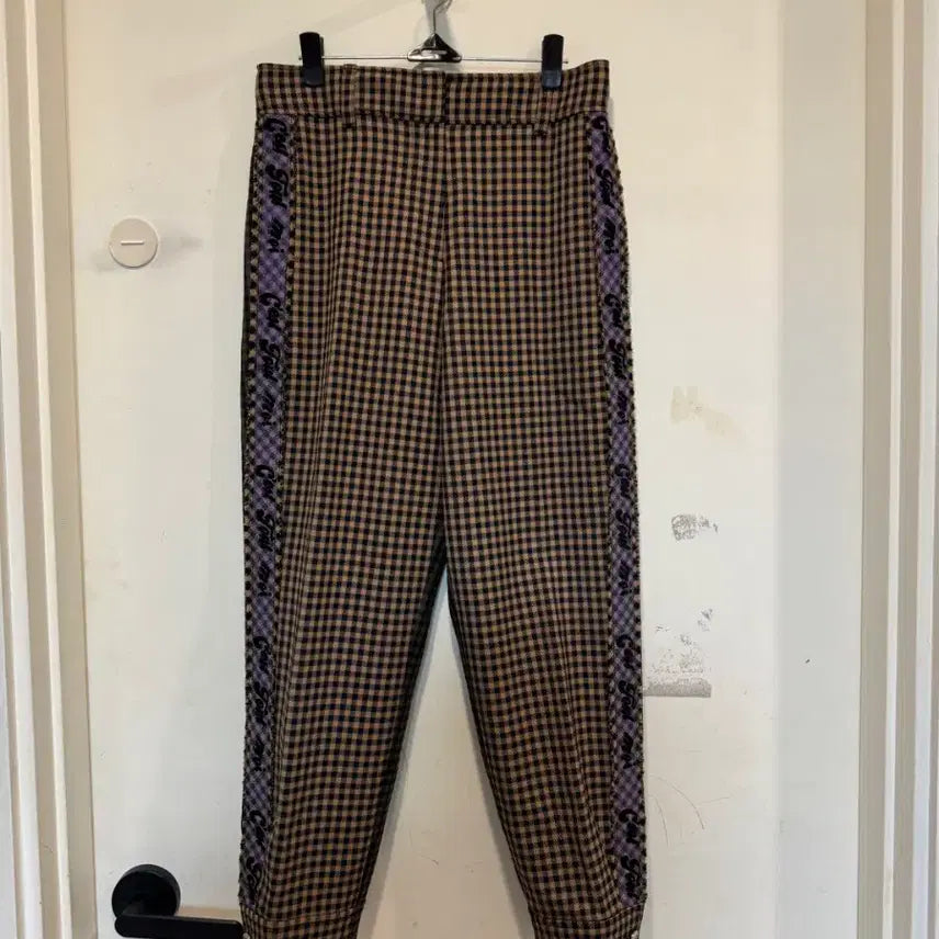 [BUNJANG] Lucky Chouette Check Wool Pants / Lucky chouette 럭키슈에뜨 체크 울 팬츠