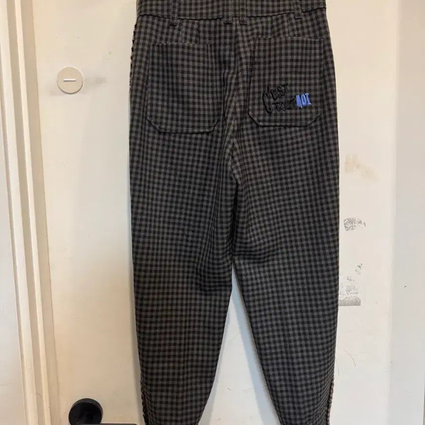 [BUNJANG] Lucky Chouette Check Wool Pants / Lucky chouette 럭키슈에뜨 체크 울 팬츠