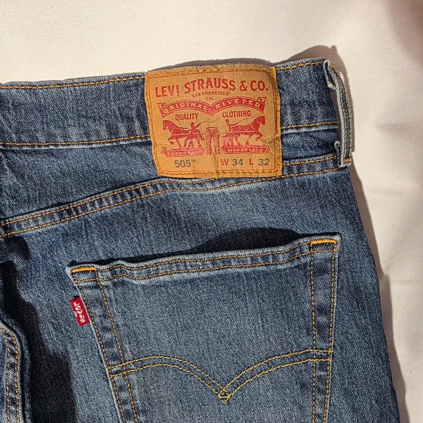 [BUNJANG] Levi's 505 Cool Denim Pants / [W34L32]리바이스 LEVIS 505 COOL 데님팬츠