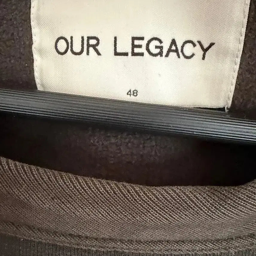 [BUNJANG] Our Legacy Clay Olive Crewneck Sweatshirt / 50s 아워레가시 클레이 올리브 크루넥 풀오버 스웨트셔츠