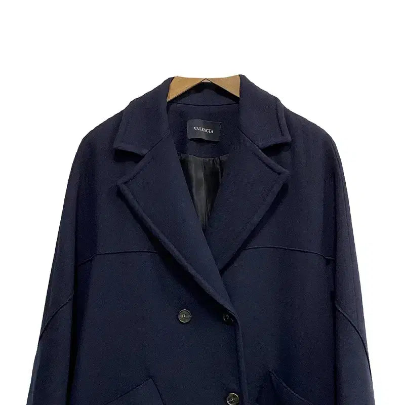 [BUNJANG] F/ 발렌시아 울 캐시미어 롱 코트 / 여F/발렌시아 울 캐시미어 롱 코트