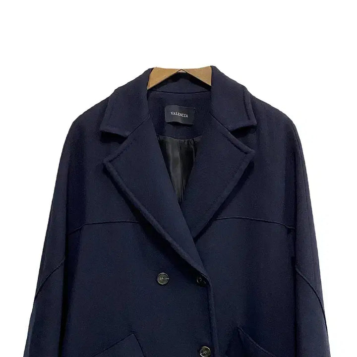 [BUNJANG] F/ 발렌시아 울 캐시미어 롱 코트 / 여F/발렌시아 울 캐시미어 롱 코트