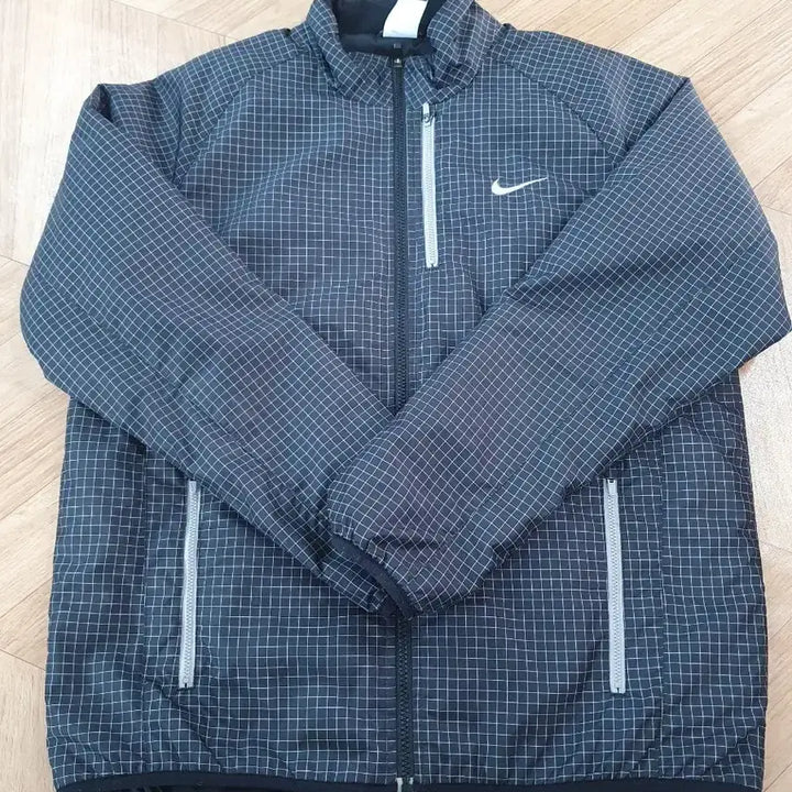 [BUNJANG] Nike Check Pattern Windbreaker Jacket / 나이키 체크 패턴 바람막이 자켓