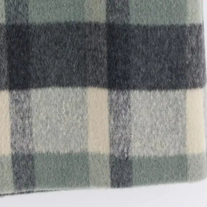 [BUNJANG] S115 Check Mini Skirt / S115 체크 미니스커트 모직 스커트