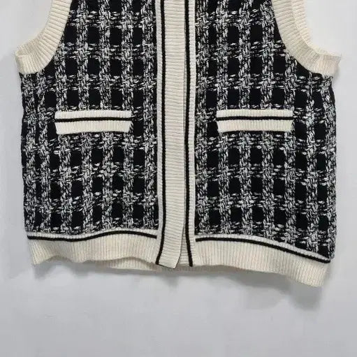 [BUNJANG] S/LBL 21FW Check Tweed Vest Jacket / 여S/LBL 21FW 체크 트위드 베스트 자켓