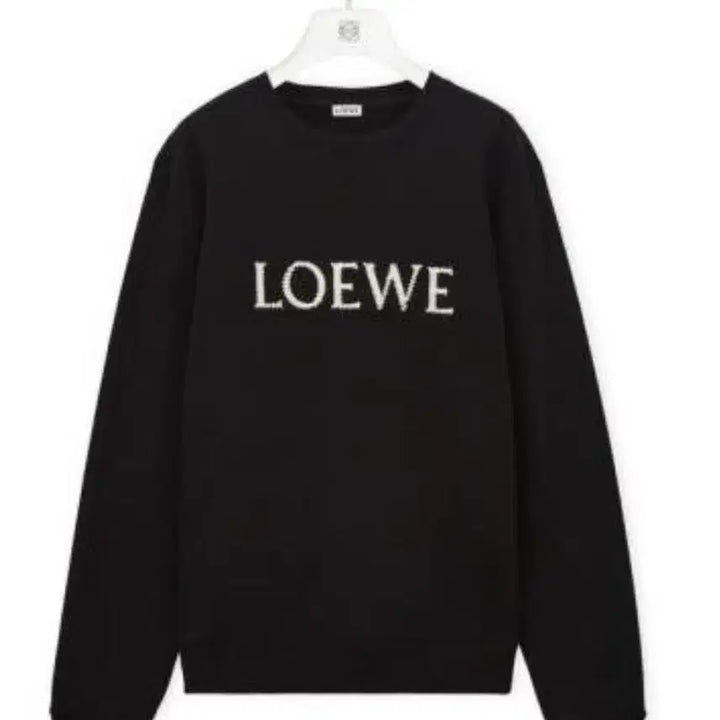 [BUNJANG] Loewe Black Logo Regular Fit Sweatshirt / [새상품] 로에베 Loewe 로고 레귤러 핏 스웨트 셔츠 맨투맨 블랙