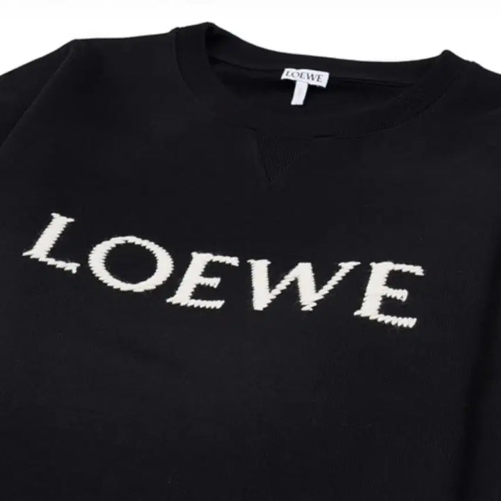 [BUNJANG] Loewe Black Logo Regular Fit Sweatshirt / [새상품] 로에베 Loewe 로고 레귤러 핏 스웨트 셔츠 맨투맨 블랙