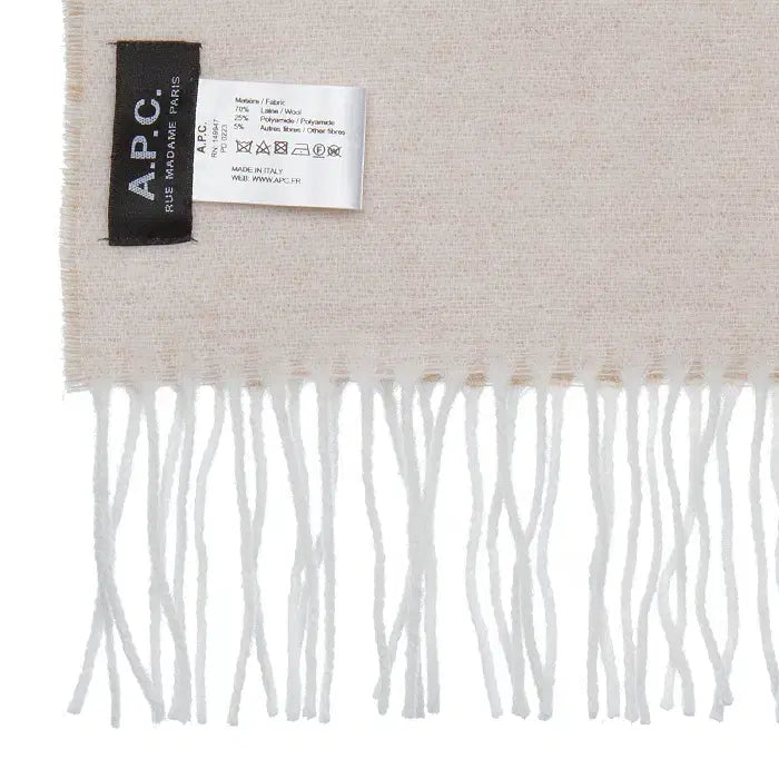 [BUNJANG] A.P.C. MALO Big Logo Scarf / 아페쎄 MALO 빅로고 머플러 WOAOV M15176 CAB