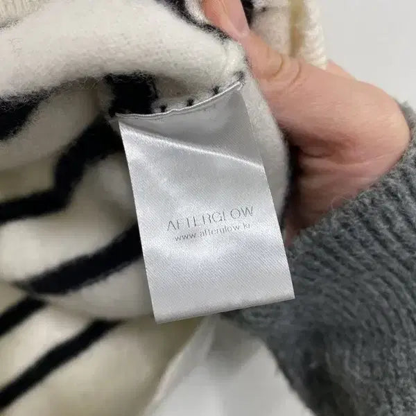 [BUNJANG] Afterglow Stripe Knit / 여F/애프터글로우 스트라이프 니트