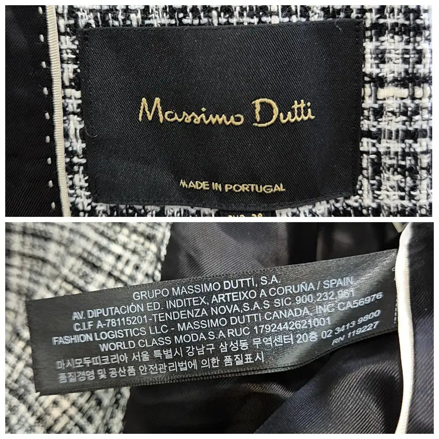 [BUNJANG] Massimo Dutti Tweed Jacket / 마시모두띠 트위드 자켓