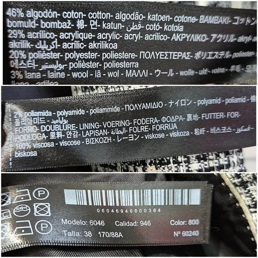 [BUNJANG] Massimo Dutti Tweed Jacket / 마시모두띠 트위드 자켓