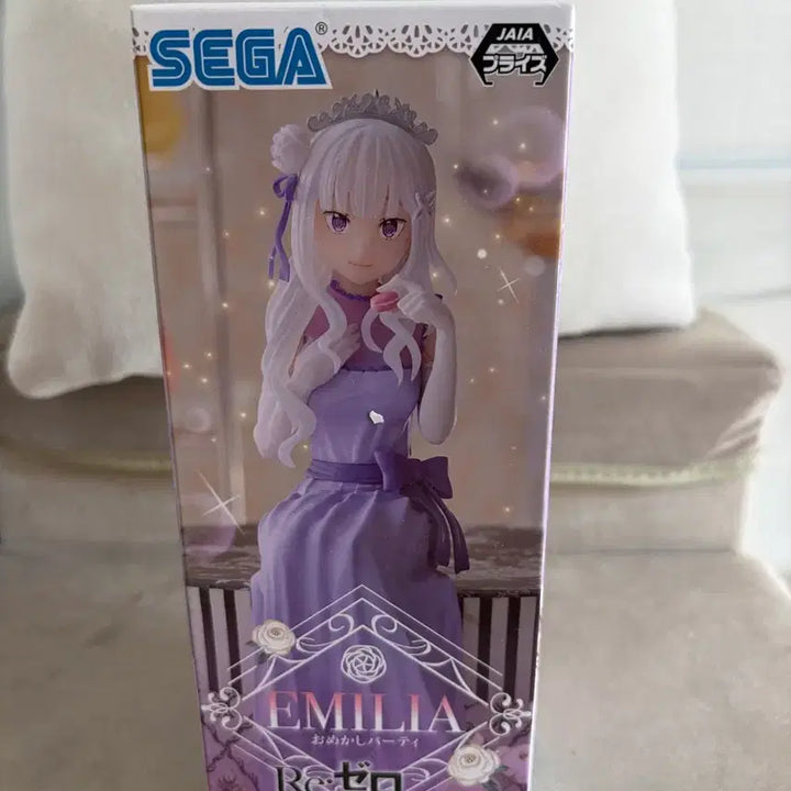 [BUNJANG] Sega Emilia Figure (Sealed) / 세가 Re 제로부터 에밀리아 피규어 (미개봉)