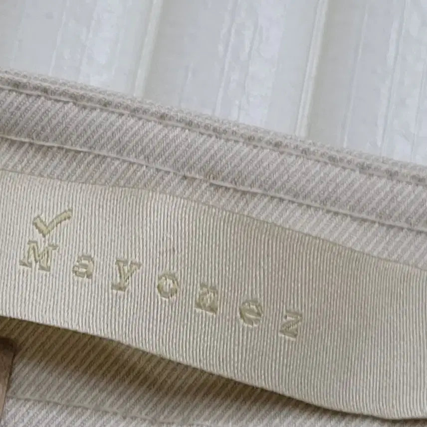 [BUNJANG] Ivory V-neck Long Dress with Belt Set / 아이보리 브이넥 롱 원피스 벨트 세트