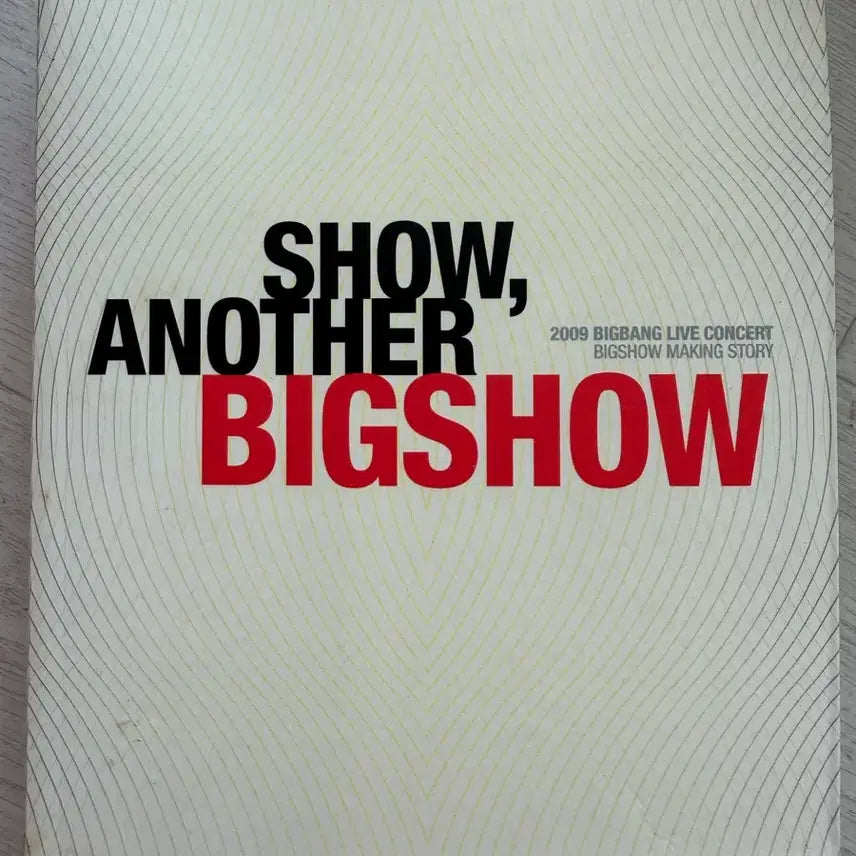 [BUNJANG] Bigbang 2009 Big Show Making Book / 빅뱅 2009 Big Show 메이킹북