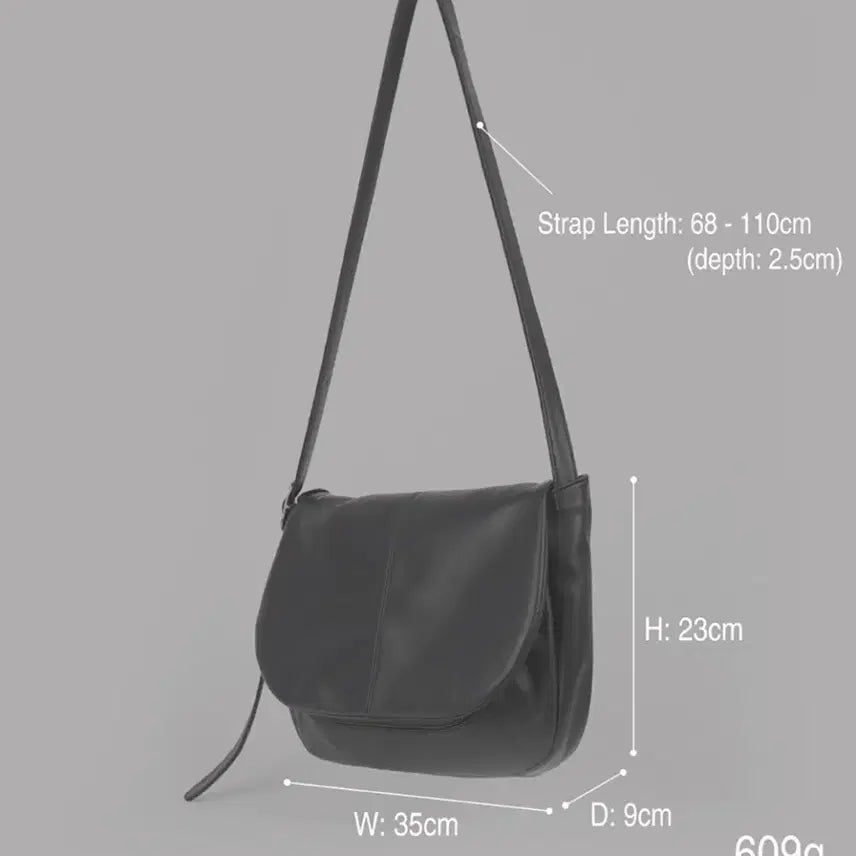 [BUNJANG] YURT SHOEVILL_BK Crossbody Bag / 유르트 SHOEVILL_BK  크로스백 숄더백 가죽가방