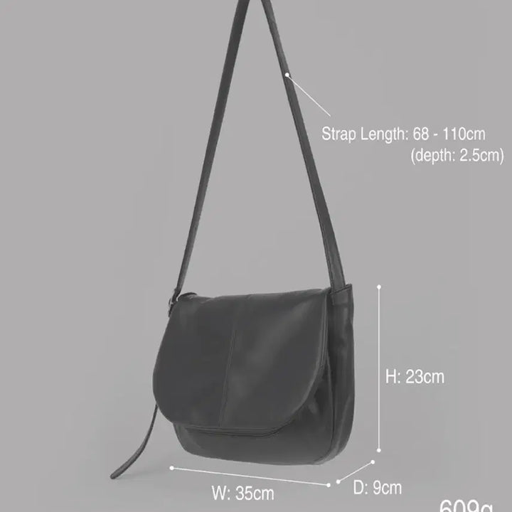 [BUNJANG] YURT SHOEVILL_BK Crossbody Bag / 유르트 SHOEVILL_BK  크로스백 숄더백 가죽가방