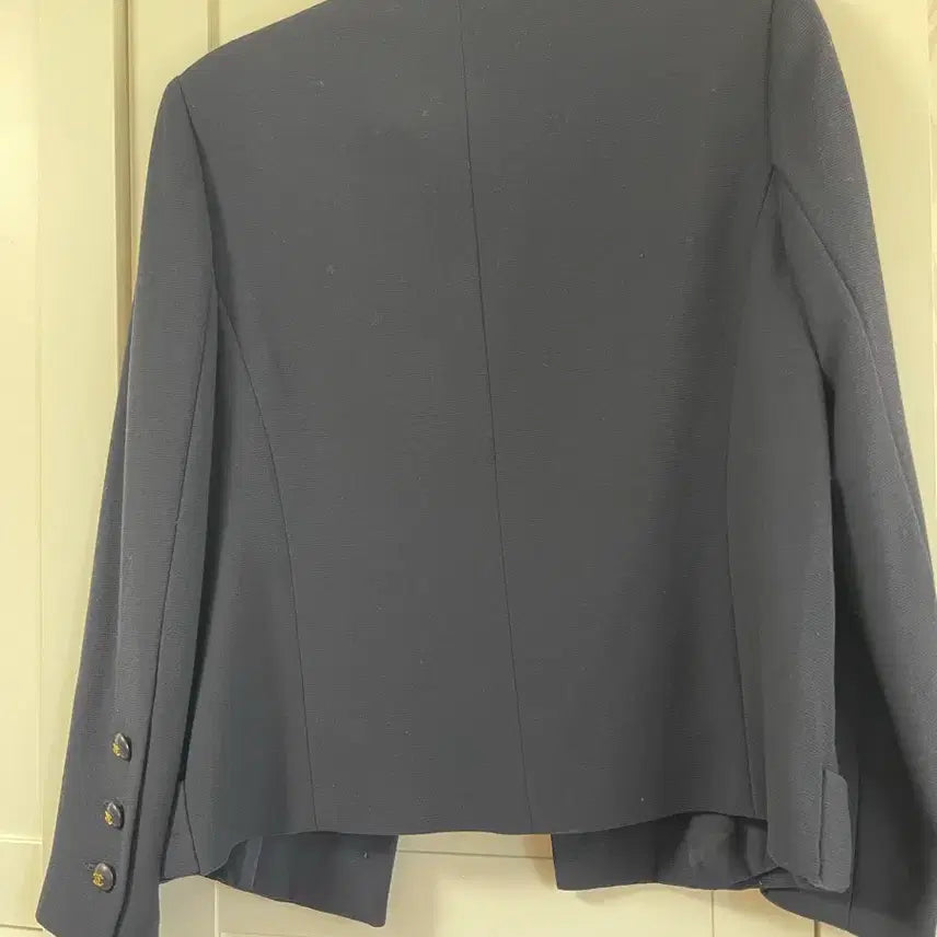 [BUNJANG] Chanel Boutique Navy Jacket 38 / 샤넬 부티크 네이비 자켓 38