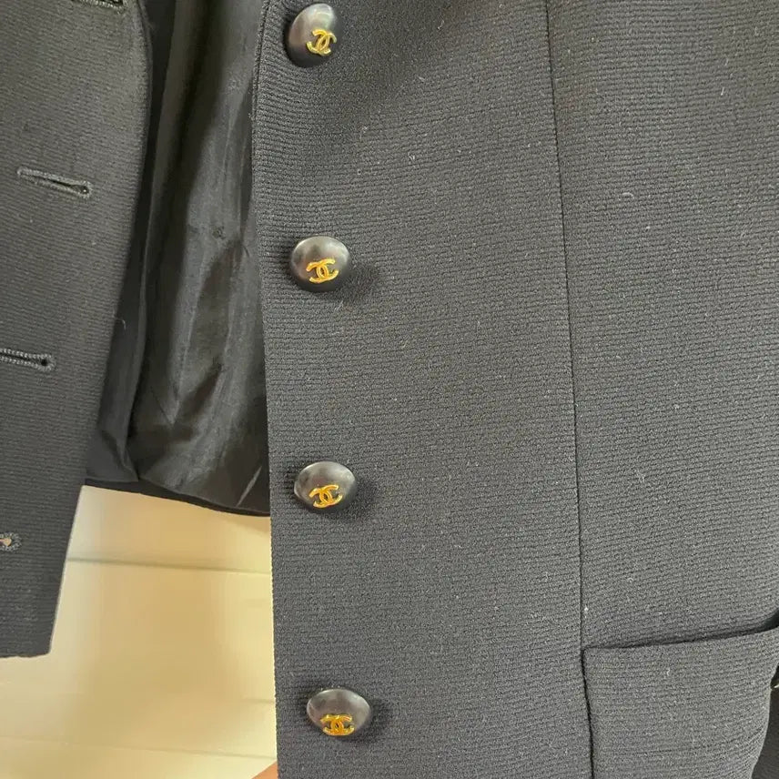 [BUNJANG] Chanel Boutique Navy Jacket 38 / 샤넬 부티크 네이비 자켓 38