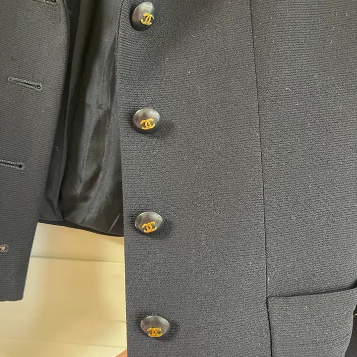 [BUNJANG] Chanel Boutique Navy Jacket 38 / 샤넬 부티크 네이비 자켓 38