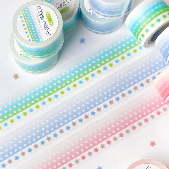 [BUNJANG] Masking Tape Set / [3종]민들레상점 마테띵 마스킹테이프 다꾸 마테컷 색연필