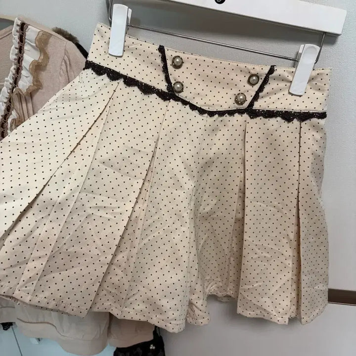 [BUNJANG] X:IN Latte Girl Latte Dot Culotte / 엑시즈팜 엑팜 라떼갸루 라떼걀 라떼맛 초코맛 도트 큐롯