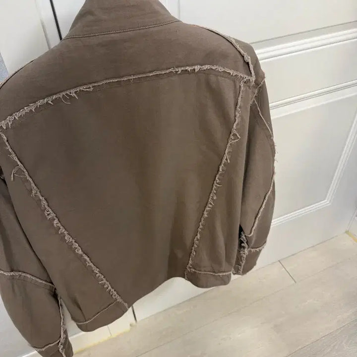 [BUNJANG] Etce DOUBLE ZIP MOTO JACKET (BROWN) / Etce DOUBLE ZIP MOTO JACKET (BROWN) m