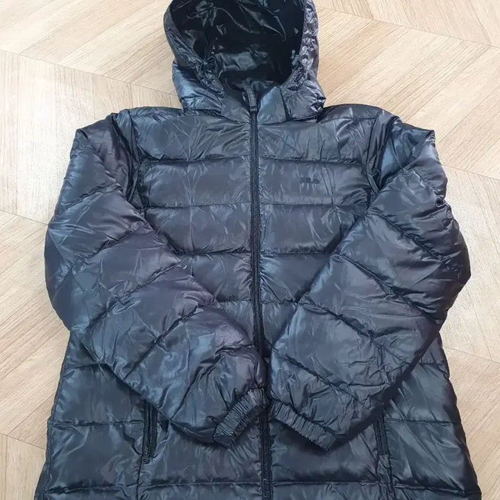 [BUNJANG] Fila Black Lightweight Padded Jacket / 휠라 블랙 경량 패딩 점퍼