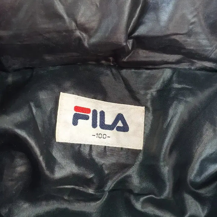 [BUNJANG] Fila Black Lightweight Padded Jacket / 휠라 블랙 경량 패딩 점퍼