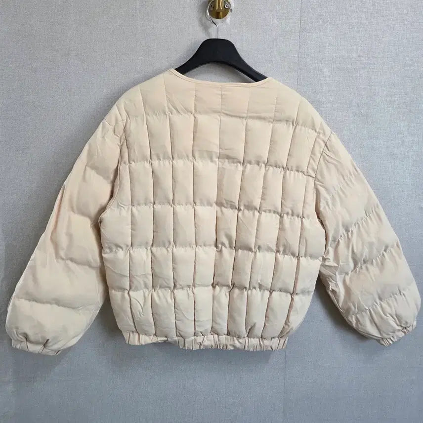 [BUNJANG] Women's Short Padded Jacket F / 여성 노카라 숏패딩 자켓 F