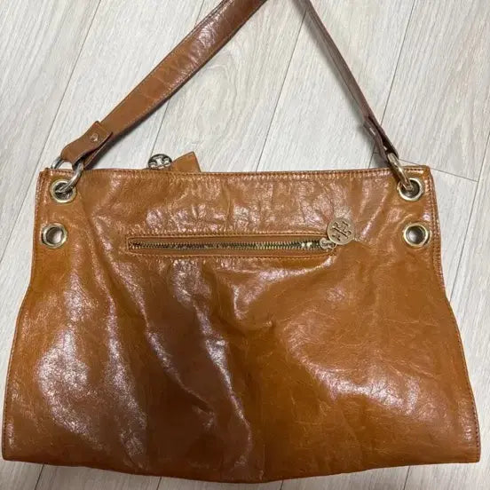 [BUNJANG] Tory Burch Brown Leather Shoulder Bag / 토리버치 브라운 레더 숄더백