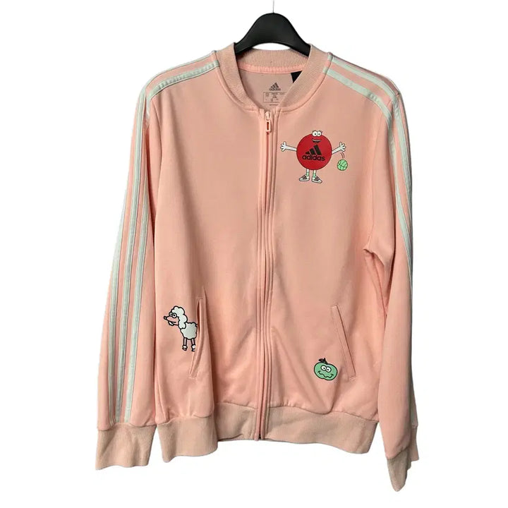 [BUNJANG] Adidas Junior Pink Training Zip-up / 160 아디다스 주니어 핑크 트레이닝 집업