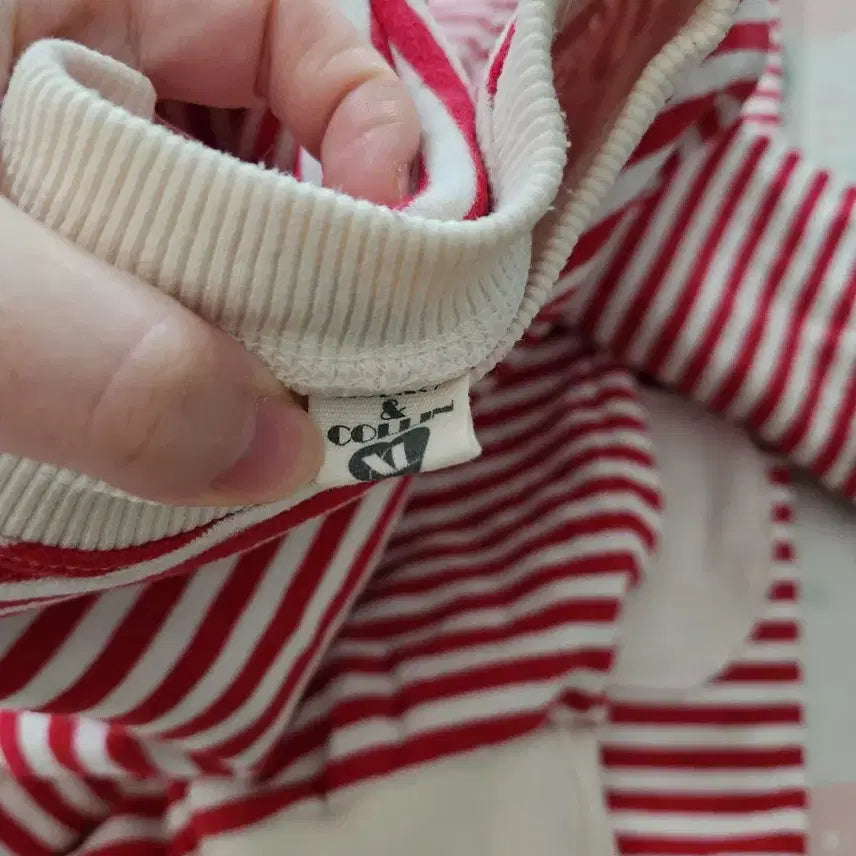 [BUNJANG] 120 Fleece Sweatshirt and Pants Set / 120 기모상하복