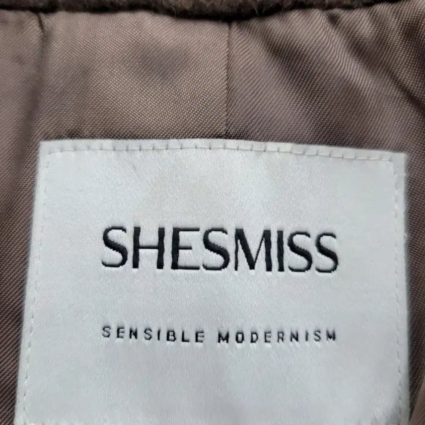 [BUNJANG] She'z Miss Brown Wool Coat / 쉬즈미스 브라운 모직 코트