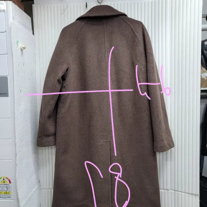 [BUNJANG] She'z Miss Brown Wool Coat / 쉬즈미스 브라운 모직 코트
