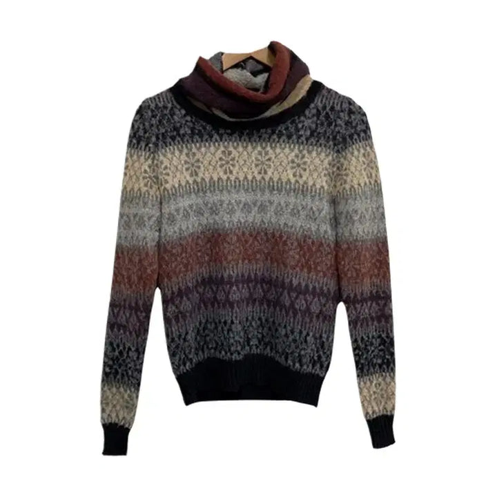 [BUNJANG] S/Kukai Wool Nordic Pattern Knit / 여S/쿠카이 울 폴라 노르딕 패턴 니트