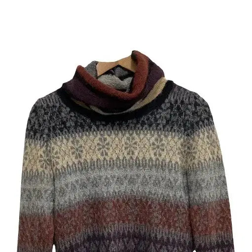 [BUNJANG] S/Kukai Wool Nordic Pattern Knit / 여S/쿠카이 울 폴라 노르딕 패턴 니트