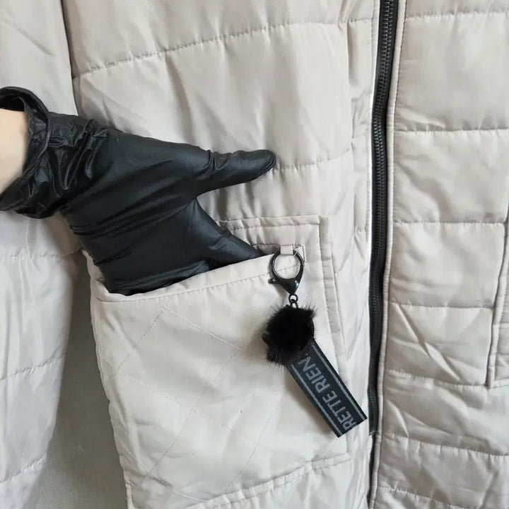 [BUNJANG] Women's Quilted Long Bomber Jacket / 여성 퀼팅 롱 봄버 점퍼 F