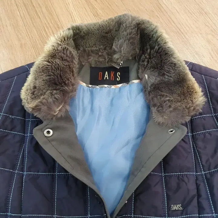 [BUNJANG] Daks Check Quilted Jacket Coat / 닥스 체크 퀼팅 자켓 코트