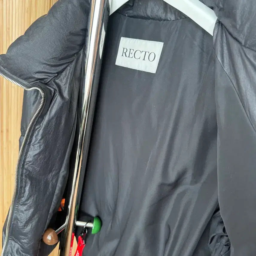 [BUNJANG] RECTO Black Puffer Down Jacket L (Goose) 105 / 렉토 블랙 푸퍼 패딩 L (구스) 105