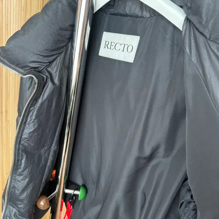 [BUNJANG] RECTO Black Puffer Down Jacket L (Goose) 105 / 렉토 블랙 푸퍼 패딩 L (구스) 105