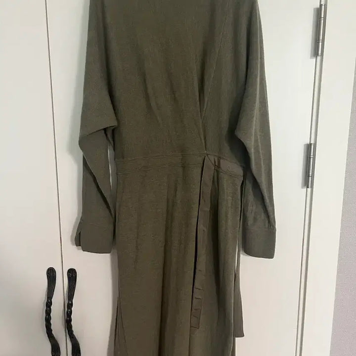 [BUNJANG] Time Knit Long Dress (Wool 100%) / 한섬 타임 니트 롱 원피스 모 100