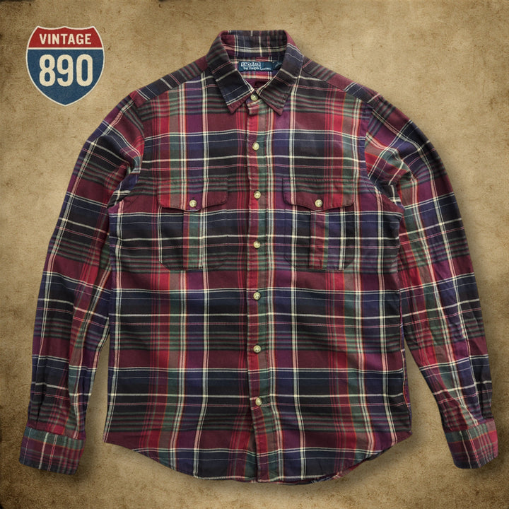 [BUNJANG] Polo Ralph Lauren Check Pattern Shirt / [95] POLO 폴로랄프로렌 체크패턴 셔츠