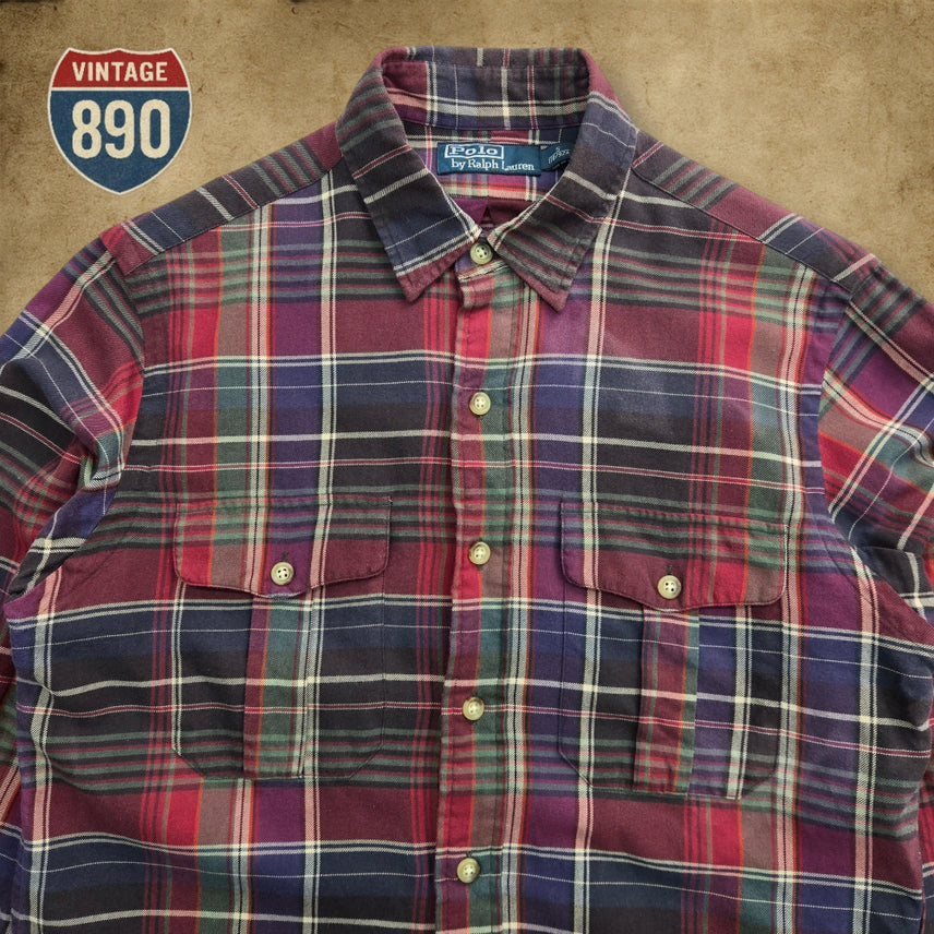 [BUNJANG] Polo Ralph Lauren Check Pattern Shirt / [95] POLO 폴로랄프로렌 체크패턴 셔츠