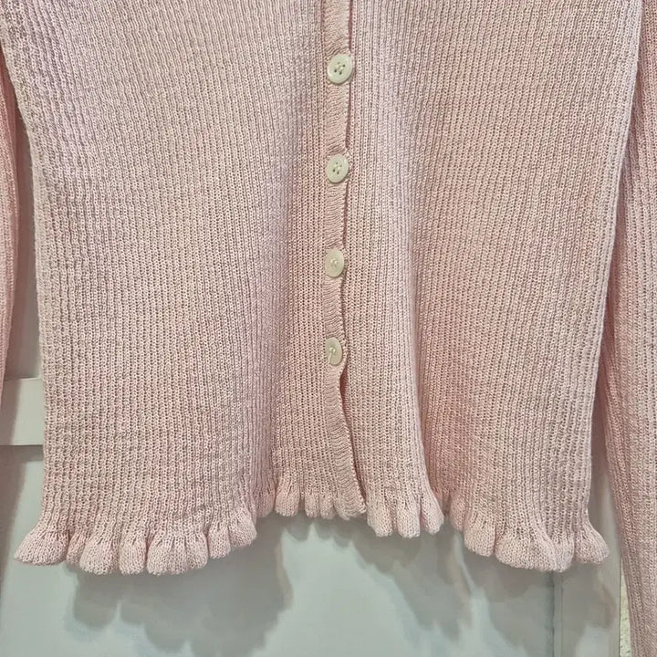 [BUNJANG] TO1 Cropped Knit Cardigan / 토우스트 크롭 니트 가디건