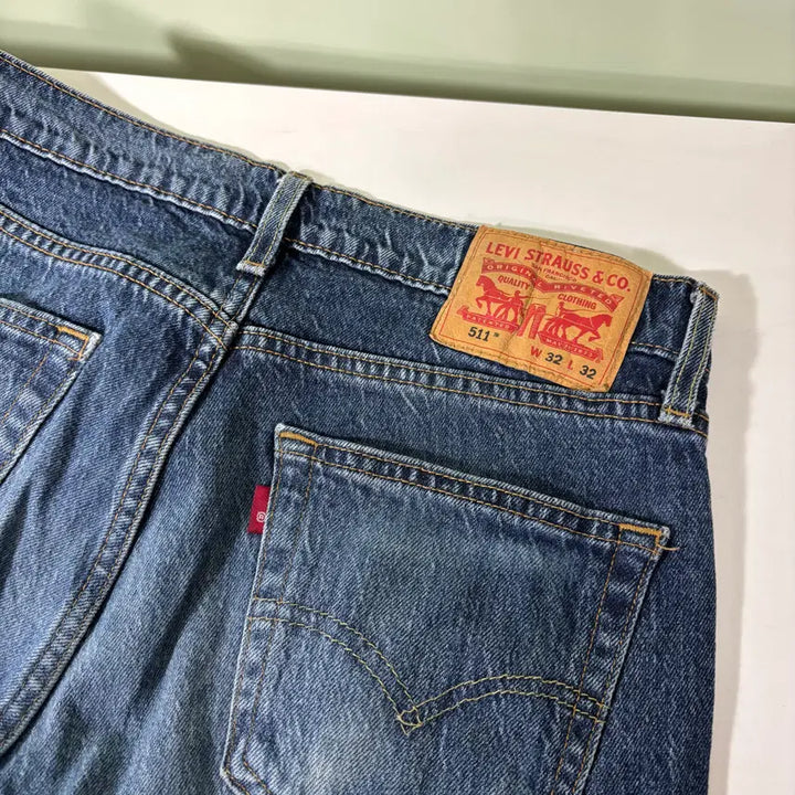 [BUNJANG] Levi's 511 Slim Straight Denim Pants / 32 리바이스511 중청 슬림스트레이트 데님팬츠