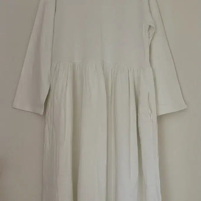 [BUNJANG] White Cotton Long Dress / (새상품) (새상품) 화이트 면 롱 원피스
